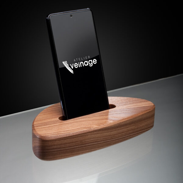 Support de téléphone bois DESIGN – Smart-GALET